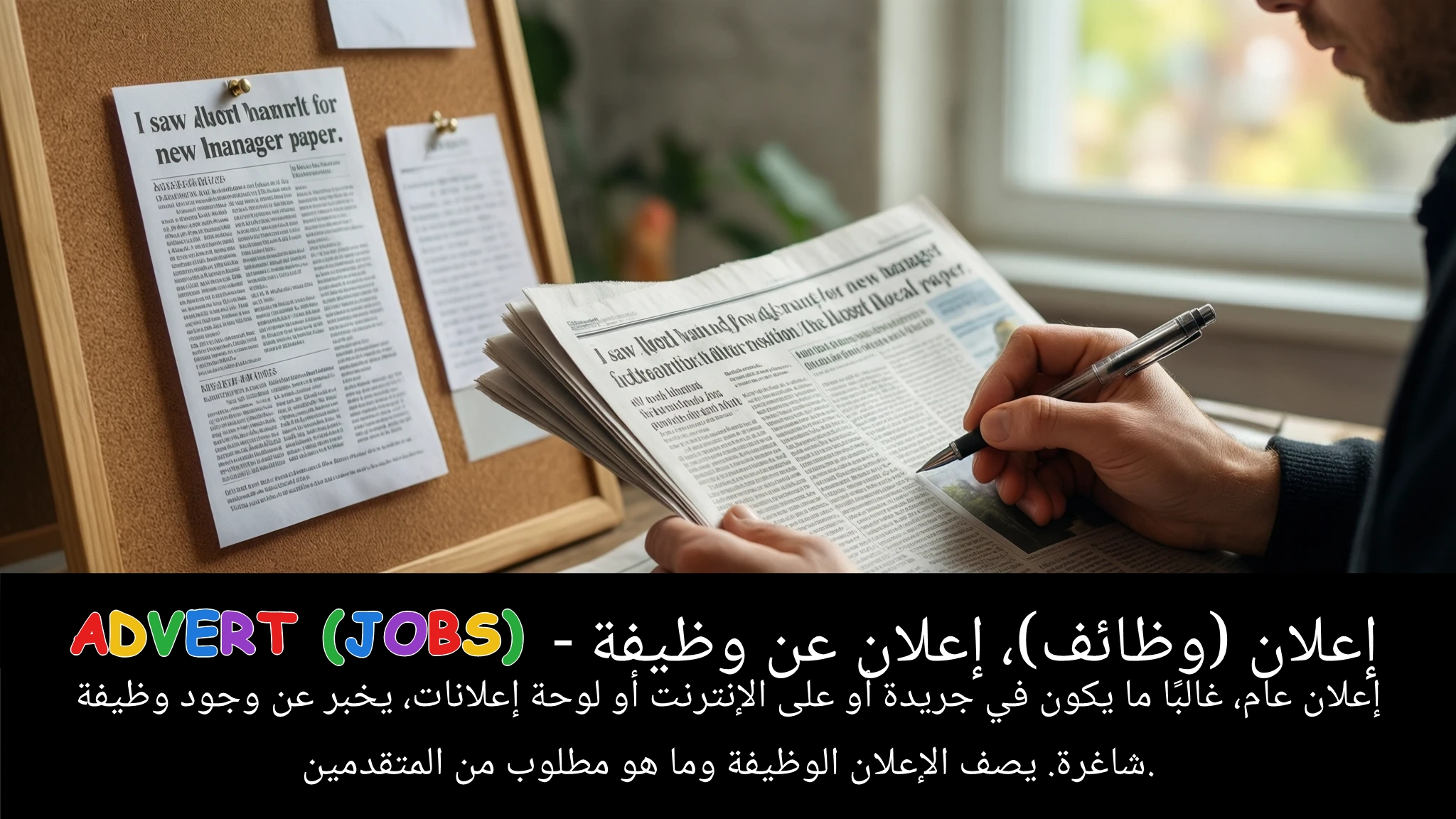 Arabic Illustration for advert (jobs)